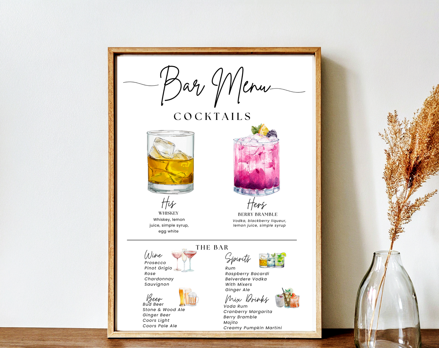 His & Hers Signature Cocktails