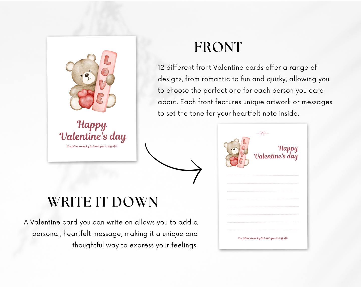 12 Printable Valentine Cards - Perfect for Your Loved Ones!